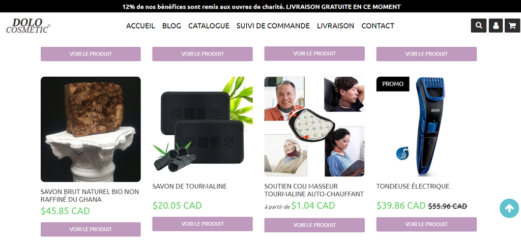 Boutique en ligne de produits bien être Montréal
